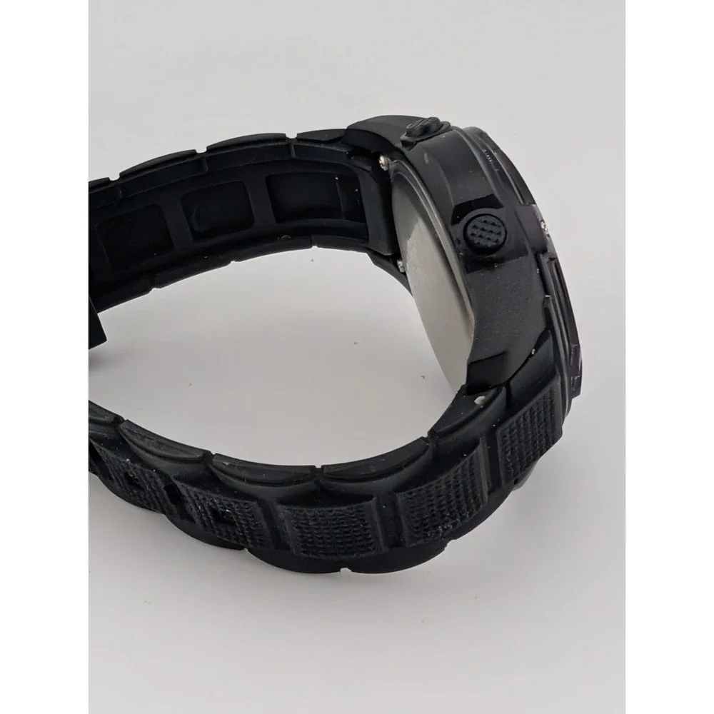 Armitron Pro Sport Ditial Watch Men 49mm Case Black 40/8257- New Battery‎